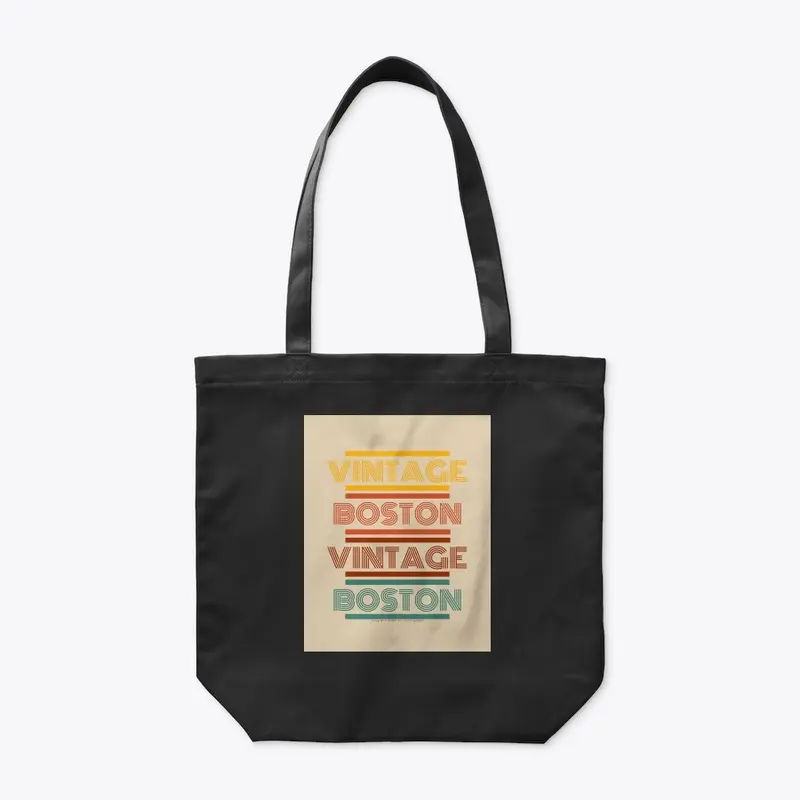 Vintage Boston © Retro Brand Large Tote