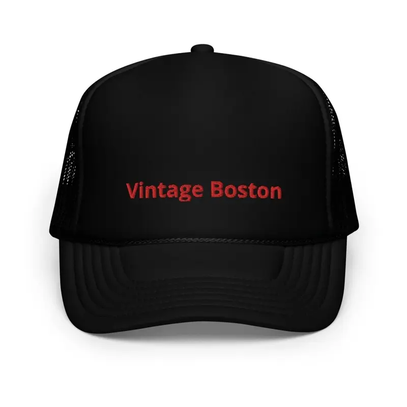 Vintage Boston © Premium Trucker - Red