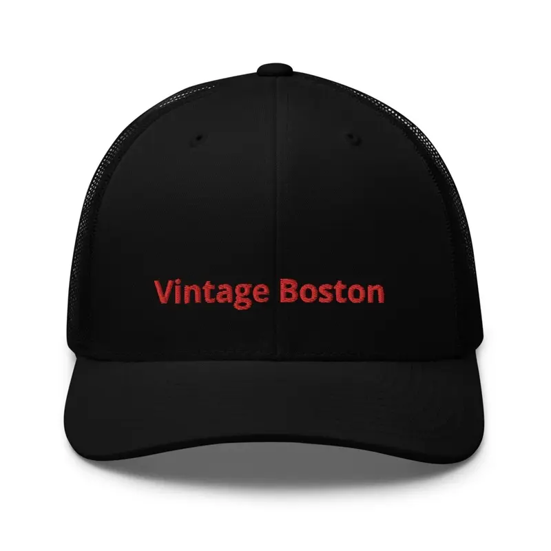 Vintage Boston Classic Trucker Hat 