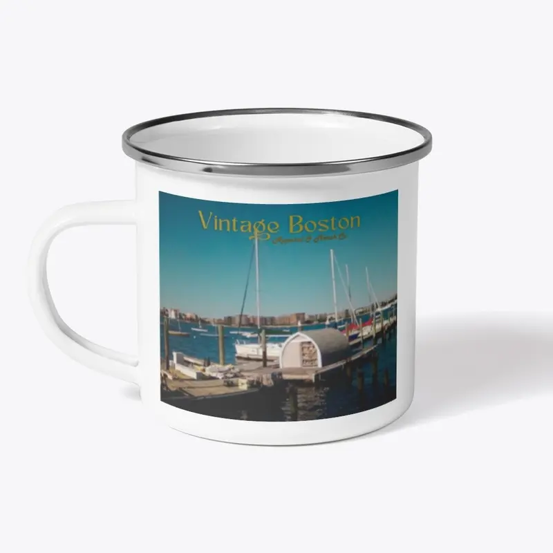 Vintage Boston © Long Wharf Camping Mug