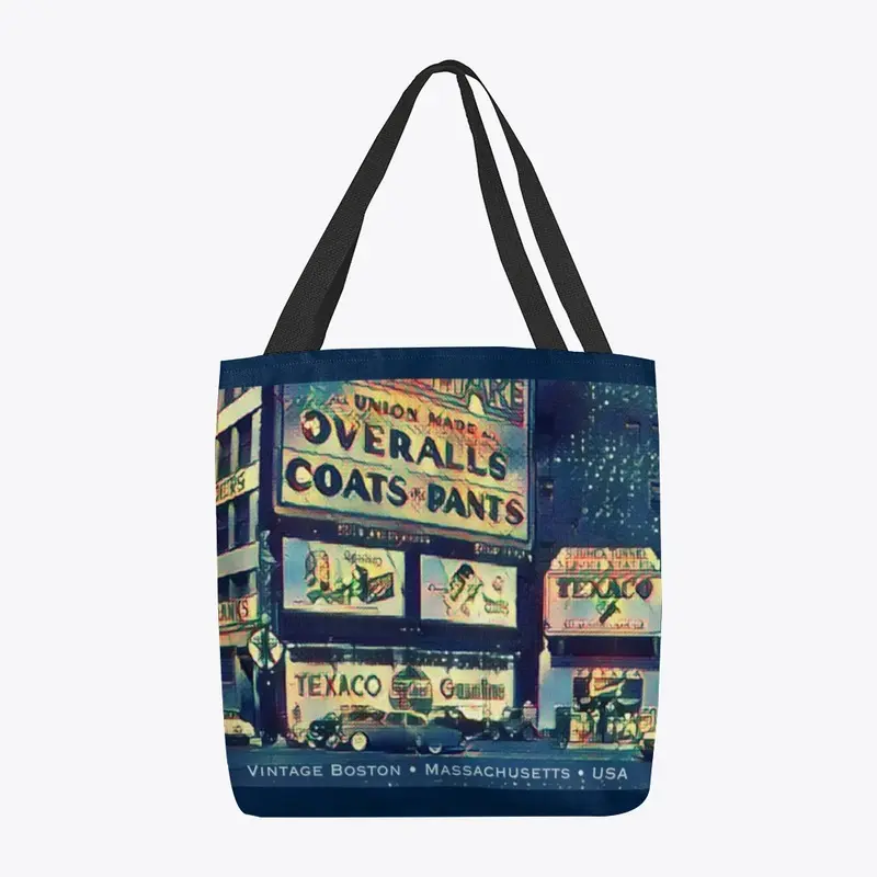 Vintage Boston © UMT Art Tote - Large