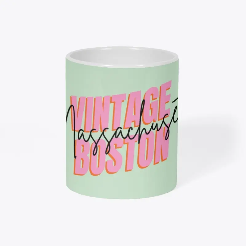 Vintage Boston © Massachusetts Color Mug