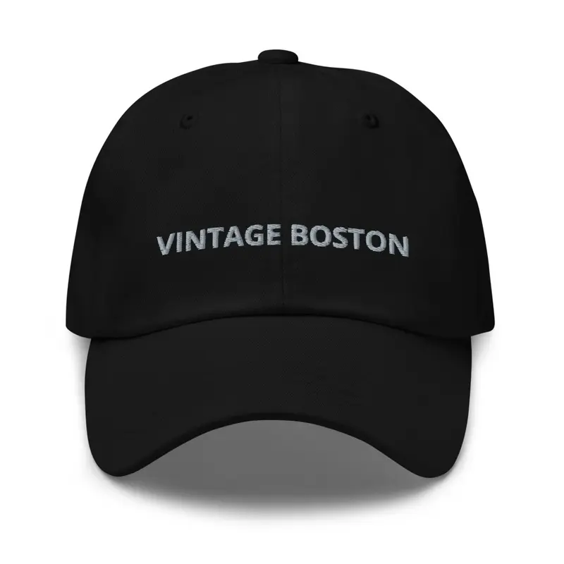 Vintage Boston © Logo Visor Cap - Grey